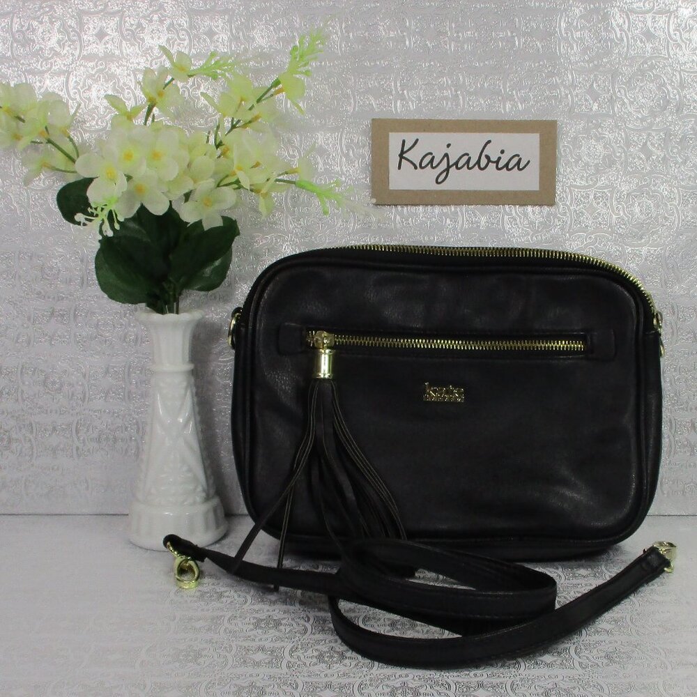 KATE LANDRY Black Crossbody bag